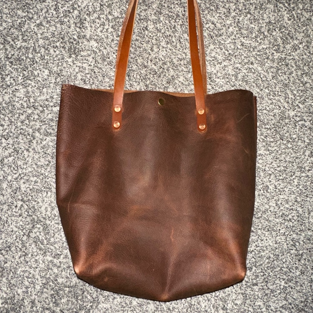 KMM & Co leather tote